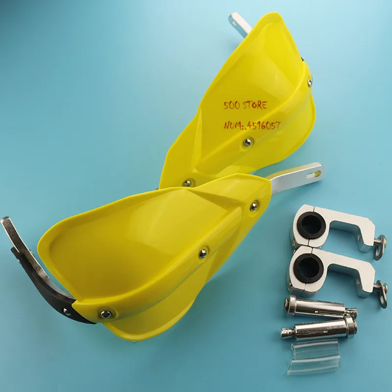 yellow 7 цветов moto rbike запчасти moto защита крест ручная защита для yamaha honda suzuki - Цвет: yellow