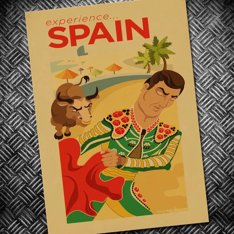 Классический Флоренции дом Винтаж Ретро плакат крафт Бумага стены Стикеры Книги