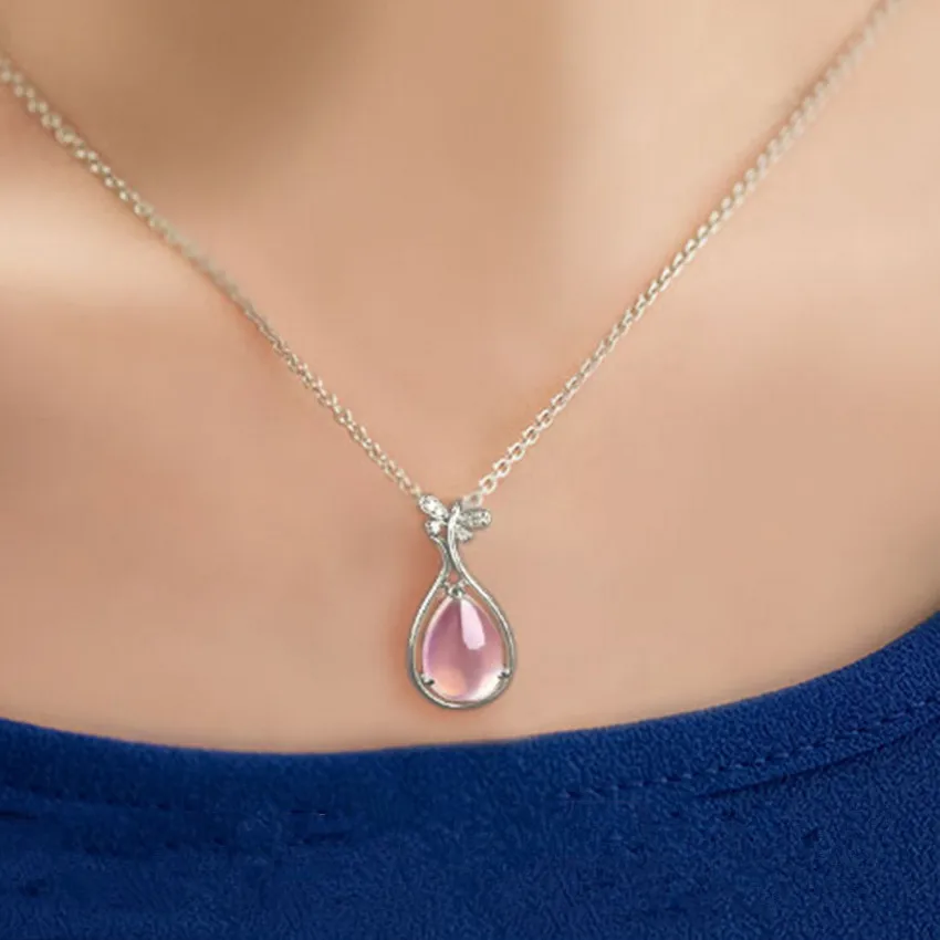 Женская простая подвеска в виде бабочки Пипа серебряное ожерелье из