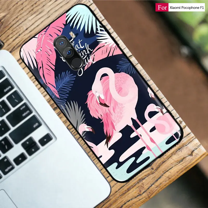 For Xiaomi Pocophone F1 Case Printed Silicone Soft TPU Phone Cases Poco Global Version F 1 Funda |