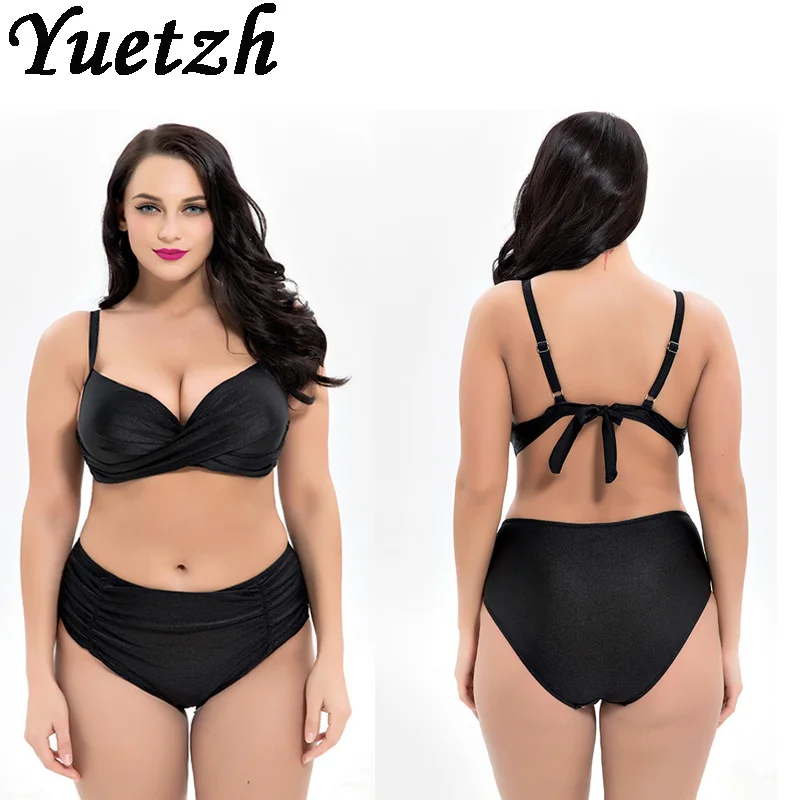 Новый сексуальный женский купальник бикини набор пуш ап русский плюс размер