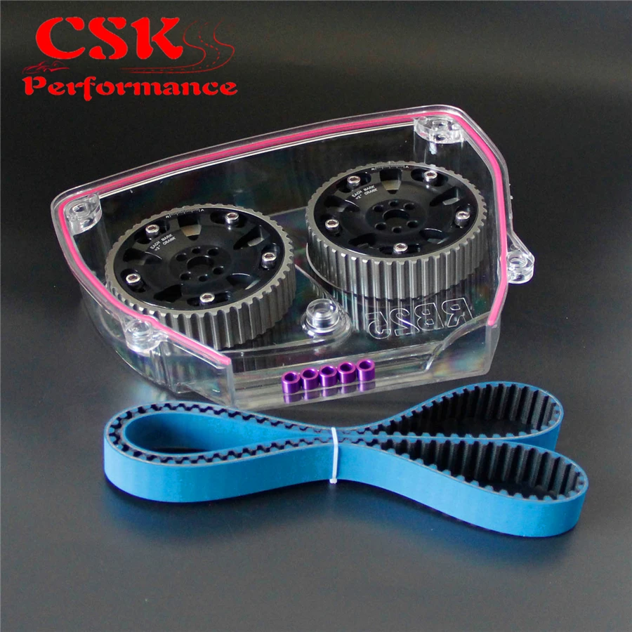 Шкив камеры + ремень ГРМ прозрачная крышка для Nissan Skyline R32 R33 GTS RB25DET|cam pulley|clear cam