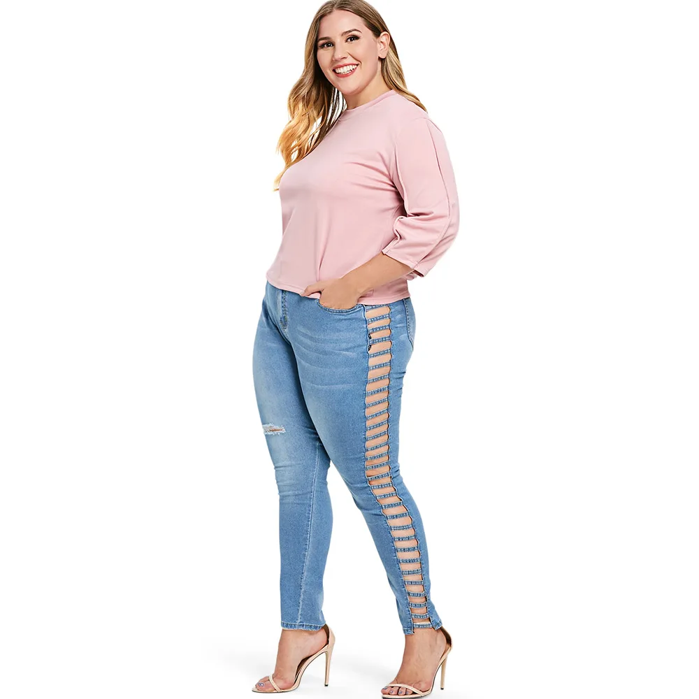 ROSEGAL Модные женские джинсы Wash Jeans Женское`S Эластичные Джинсовые Брюки