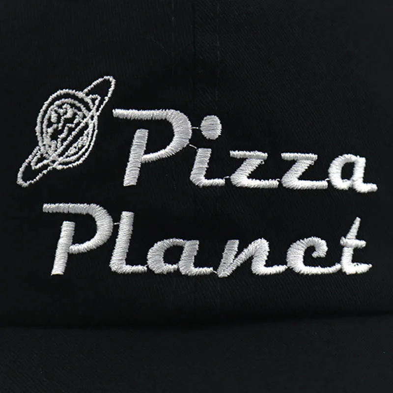 100% хлопок бейсбольная Кепка с вышивкой Pizza Planet для женщин и мужчин Спортивная
