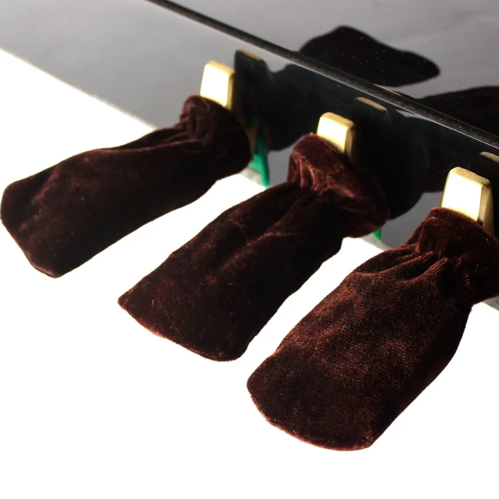 Черная накладка на педаль пианино 3 шт. универсальные красивые аксессуары для