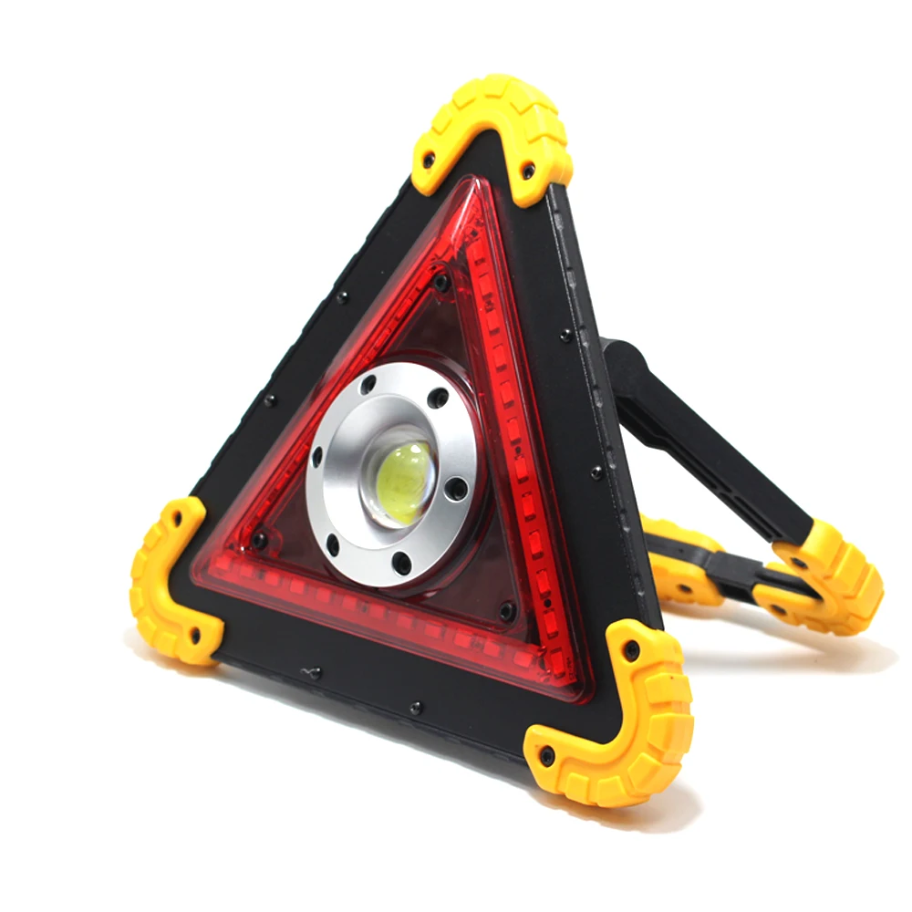 30 Вт COB красный светодиодный перезаряжаемый светодиодный автомобильный светильник для кемпинга, работающий на 18650 батарейках, прожектор, светильник с зарядкой через usb, портативный внешний источник питания, поисковый светильник