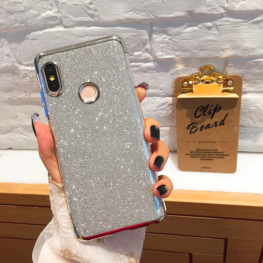 Блестящий резиновый блестящий чехол для Xiaomi Redmi Note 9 9s Pro 8 7 6 8T 9C NFC 9A 9AT 6A 7A Mi A3 A2 Lite