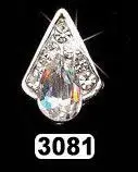 3081(10pcs) 10 шт/партия разных форм ногтей Стразы драгоценные камни 3D Советы Дизайн ногтей украшения со стразами Маникюр украшения для ногтей 3074-3093 - Цвет: 3081(10pcs)