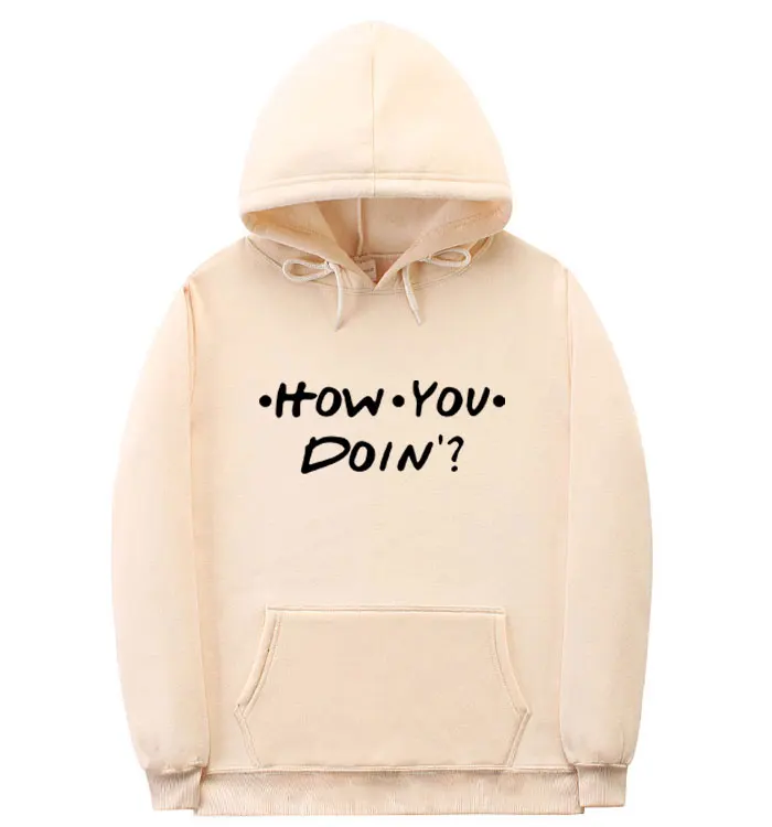 Модные мужские и женские толстовки HOW YOU DOIN Толстовка с принтом homme толстовка с капюшоном для друзей черный розовый оранжевый белый уличная одежда пуловер