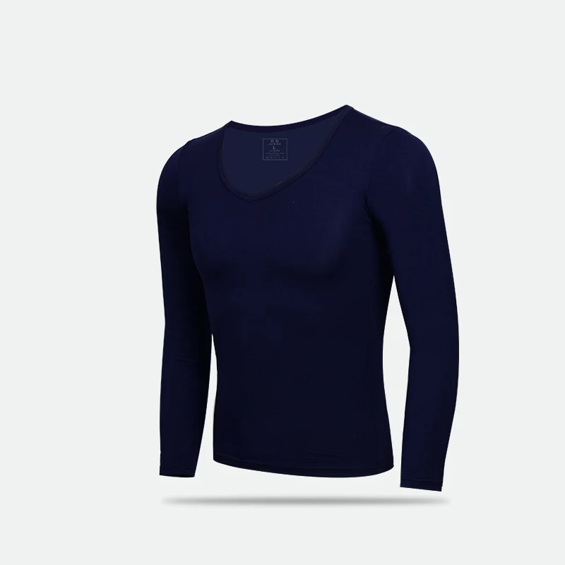 Blue YOOY мужские кальсоны одежду для мужские теплые штаны для зимнее термобелье мужские сексуальный комплект из двух частей спортивные мужская одежда - Цвет: Blue