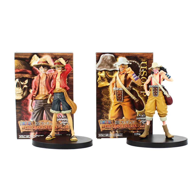 2 шт./компл. 17 см Luffy Ace usopp nami Нико Марко Роджер ПВХ экшн фигурка модель игрушечная