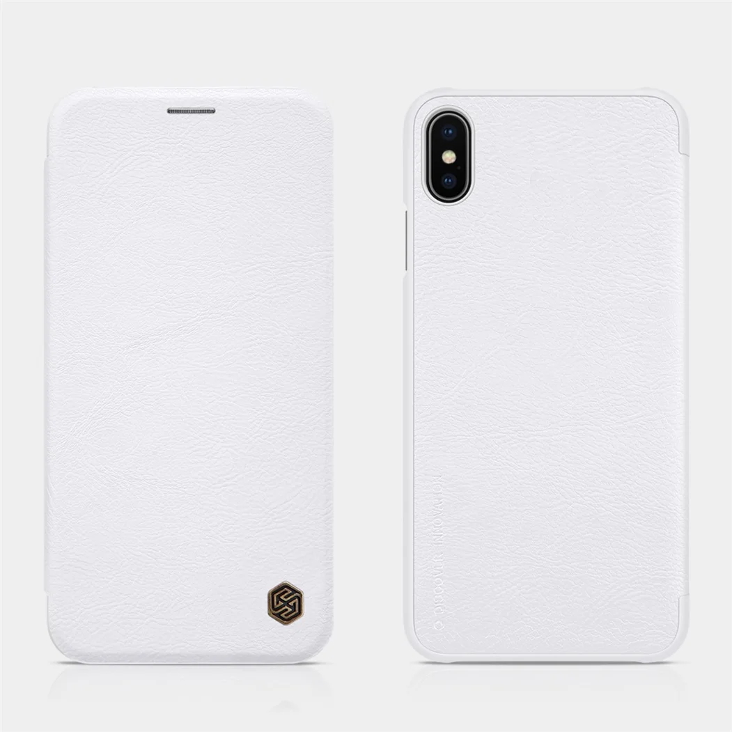 Роскошный чехол-кошелек Nillkin Qin для iPhone XS Max, кожаный чехол-книжка для Apple iPhone X/XR/XS Max, чехол