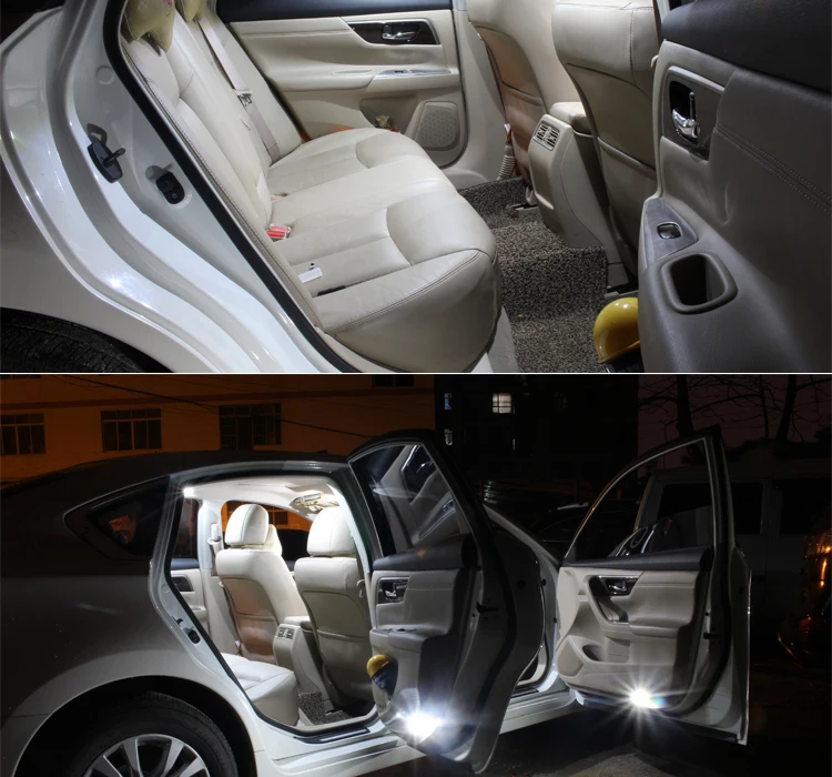 9 шт. белый лед синий светодиодный светильник автомобильные лампы интерьерная