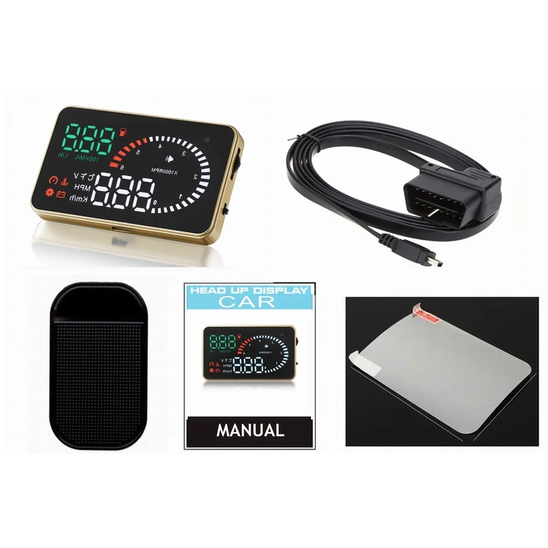 JUEFAN X6 OBD2 EOBD HUD Дисплей Plug and Playcar двигатель Аварийная Сигнализация Автомобильный