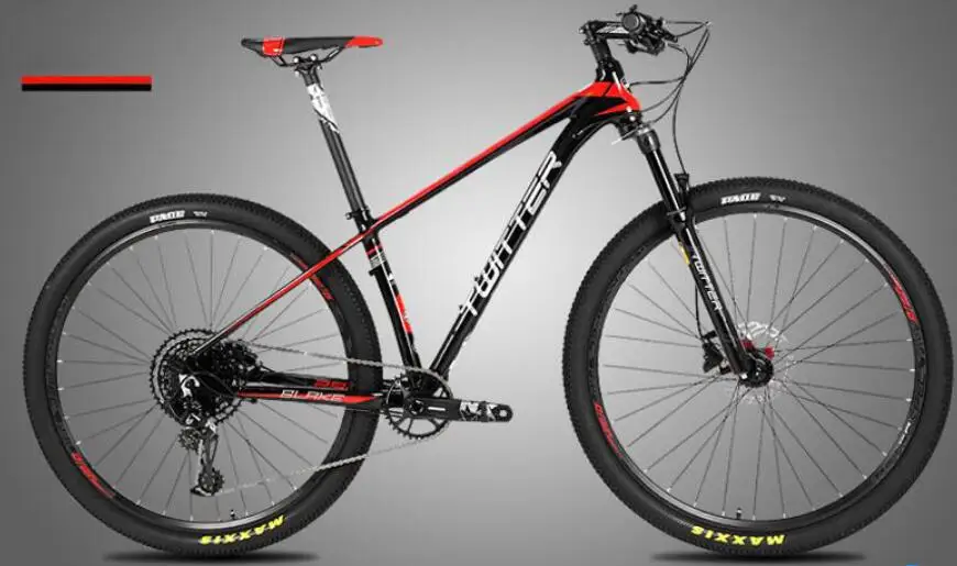 BLACK RED TWITTER 22Speed/33Speed 29 inch Mountain Bicycle Bike Aluminum Alloy mtb Bikes for M7000/M8000 / SRAM NX Components - Цвет: BLACK RED