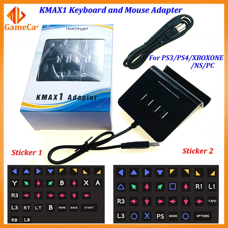 Контроллеры для видеоигр Heroangel KMAX1 USB адаптер конвертер игровой