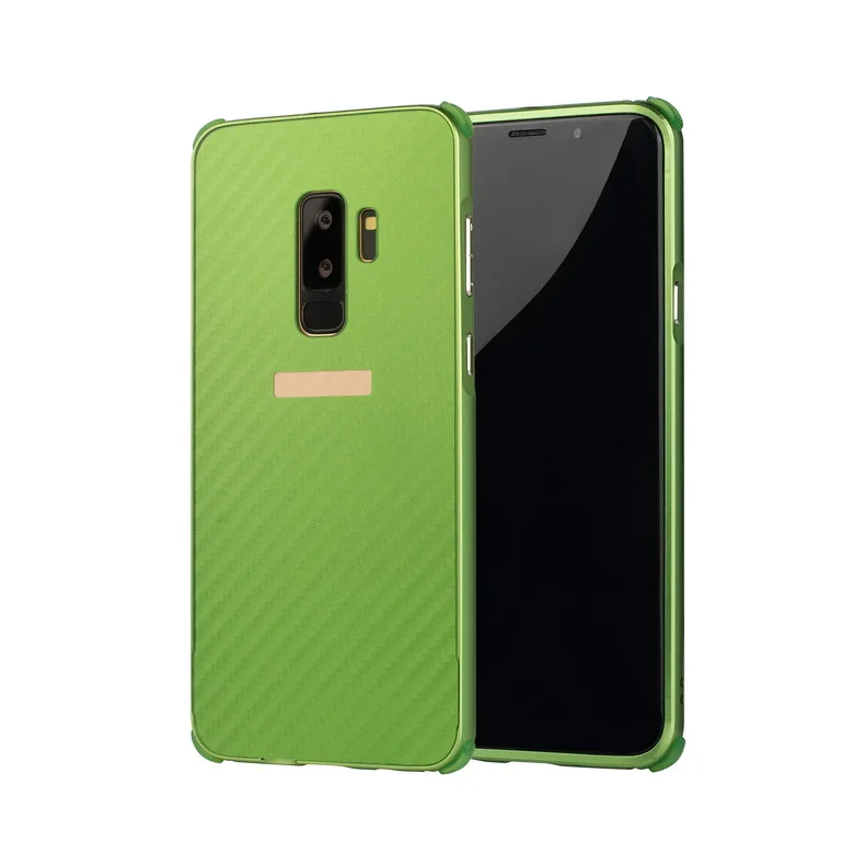 Suntaiho чехол для телефона для samsung s9 s9 Plus s8 s8 Plus Note 8 из углеродного волокна противоударный задний Чехол для samsung Galaxy S7 S7 edage - Цвет: Green