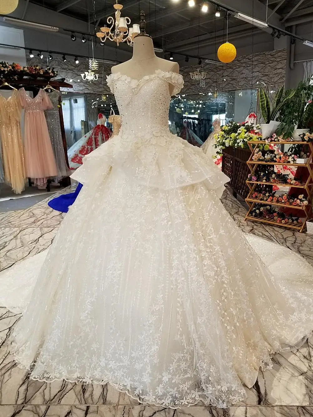 37741 сексуальное свадебное платье из муслина облегающее Пышное Бальное Платье с