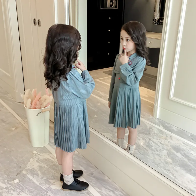 2018 New Girls Princess Dress Autumn Winter Long Sleeve For Children Clothing Party Kids Clothes | Детская одежда и обувь