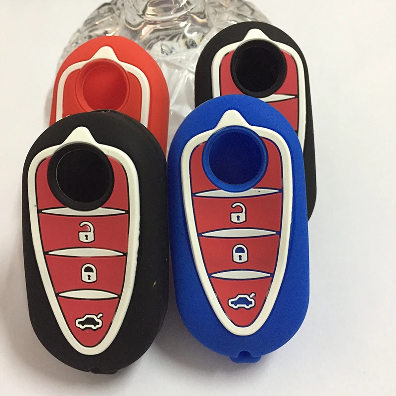 car accessories Silicone Car key cover Case For Alfa Romeo Mito Giulietta 159 GTA remote stickerl Fob case | Автомобили и