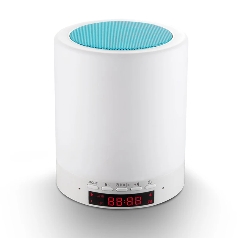 Bluetooth динамик часы светильник сенсорный затемняющий s красосветильник