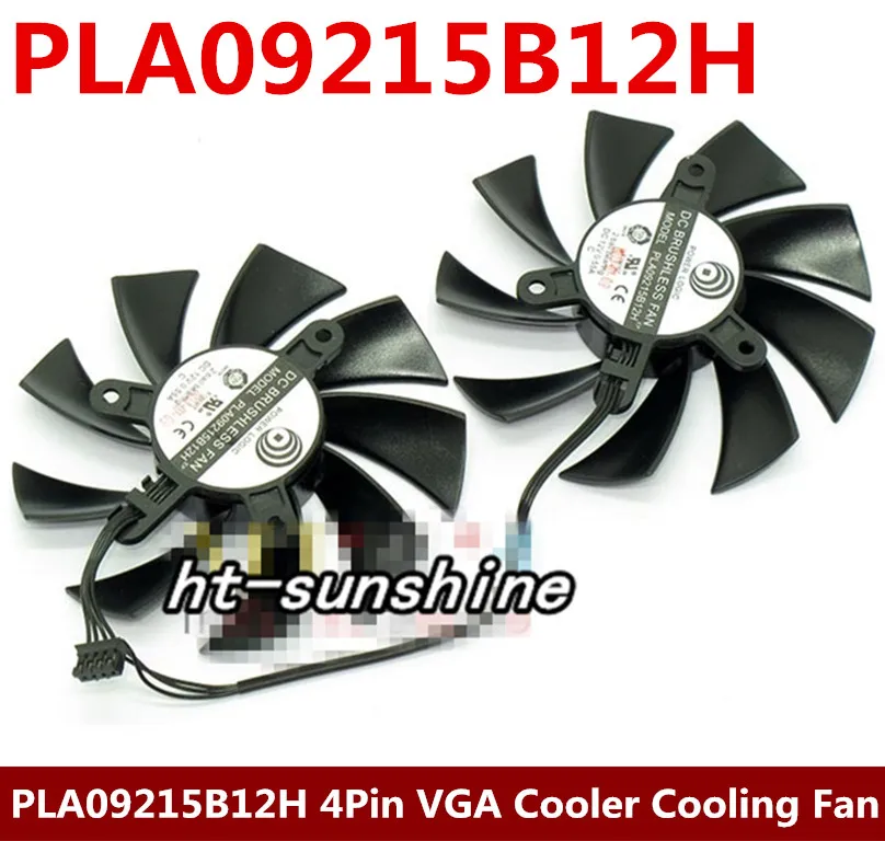 Вентилятор охлаждения для EVGA GeForce GTX 760 770 780 видеокарты 2 шт.|Компьютерные кабели и