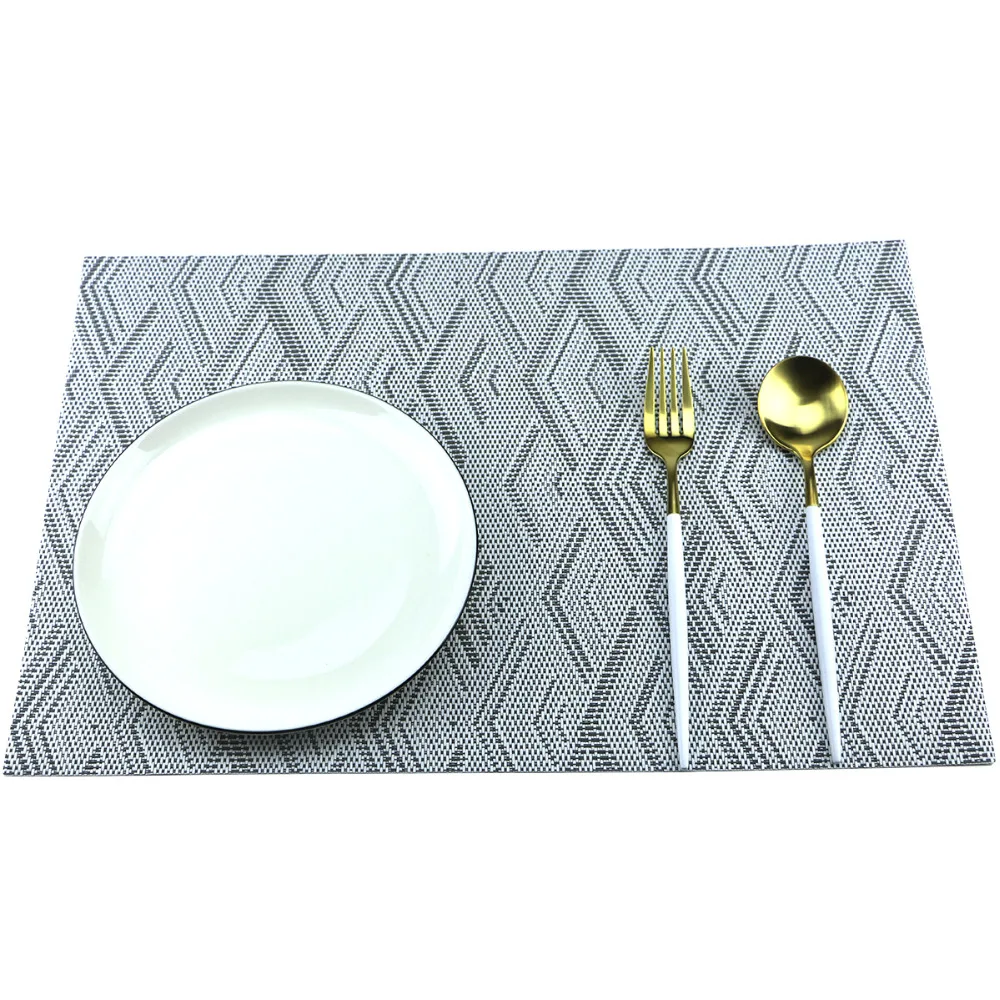 6 шт./компл. столовые приборы из ПВХ подставка набор столов для детей|dining table mat