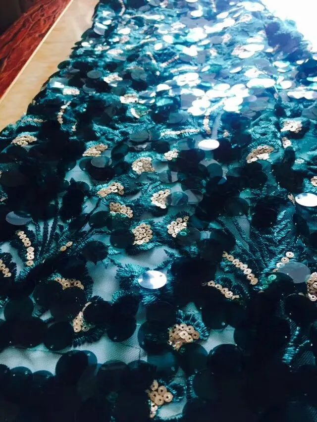 Нигерийская кружевная вышивка французское кружево с блестящими блестками