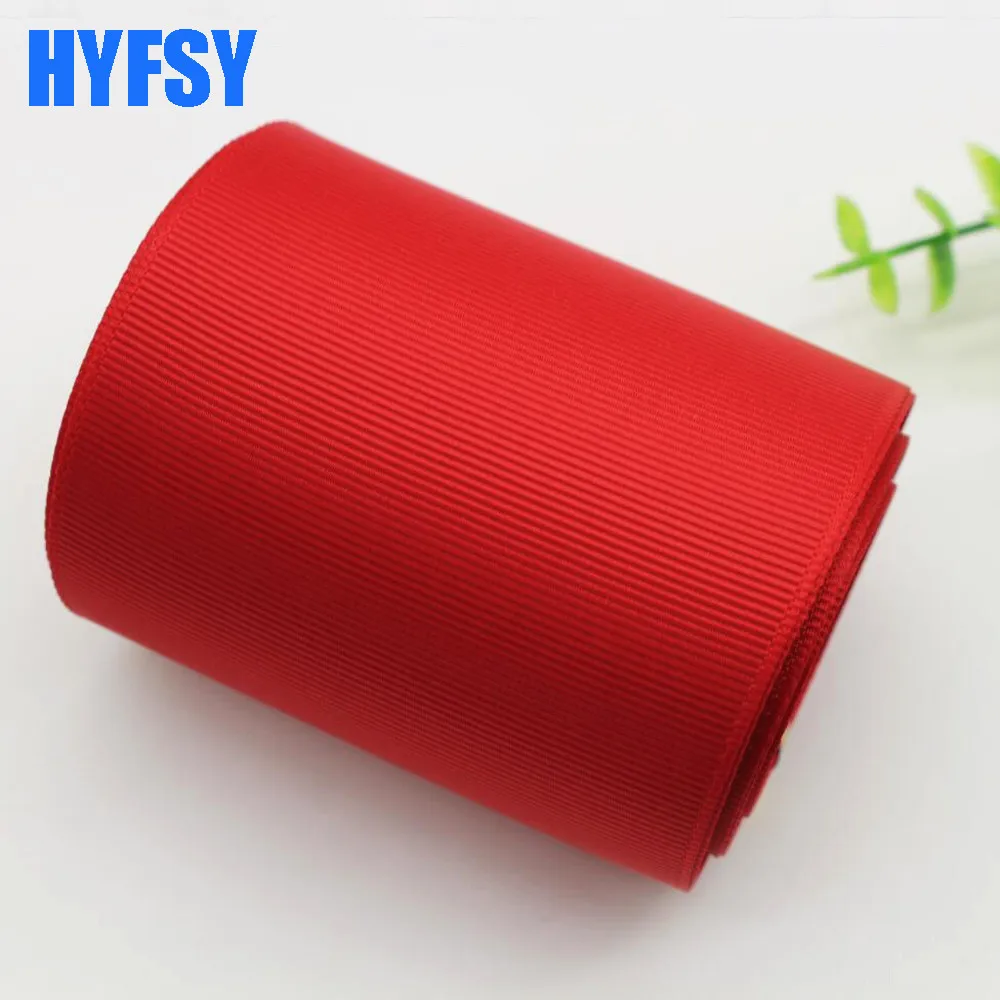 Hyfsy 10100 75 мм Простая лента 10 ярдов DIY головной убор подарочная упаковка аксессуары