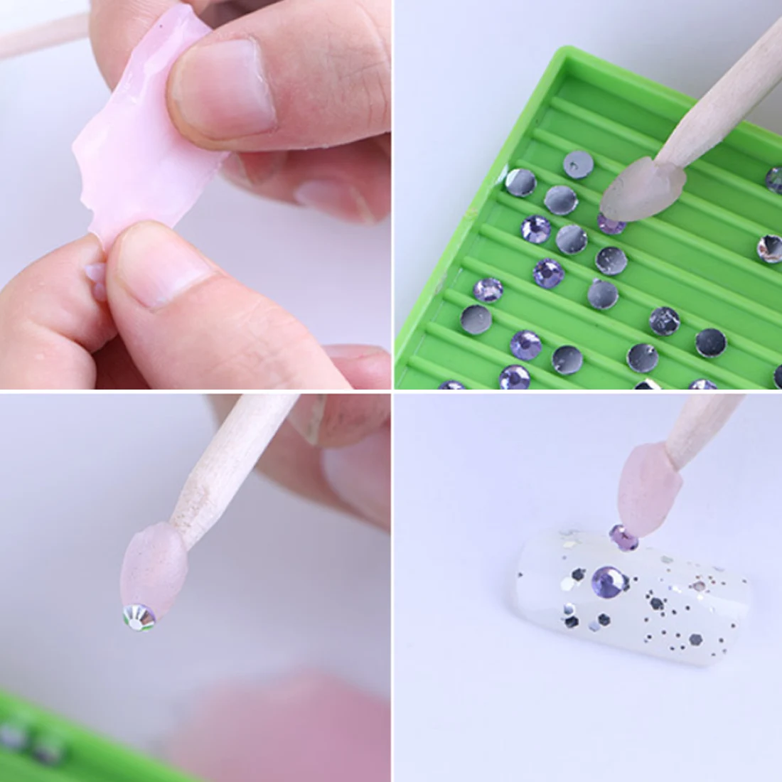 Nail Art Tools 5Pcs Wooden Cuticle Pusher Nail Art Cuticle Remover Orange Wood Sticks For Cuticle Removal Manicure