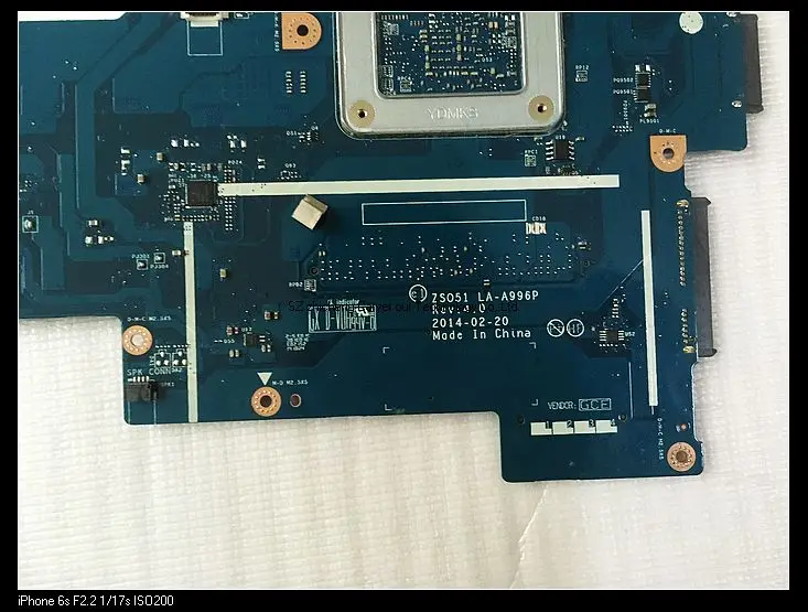 Для ноутбука HP 255 G3 764003-601 ZSO51 LA-A996P процессор UMA DDR3 интегрированная графическая