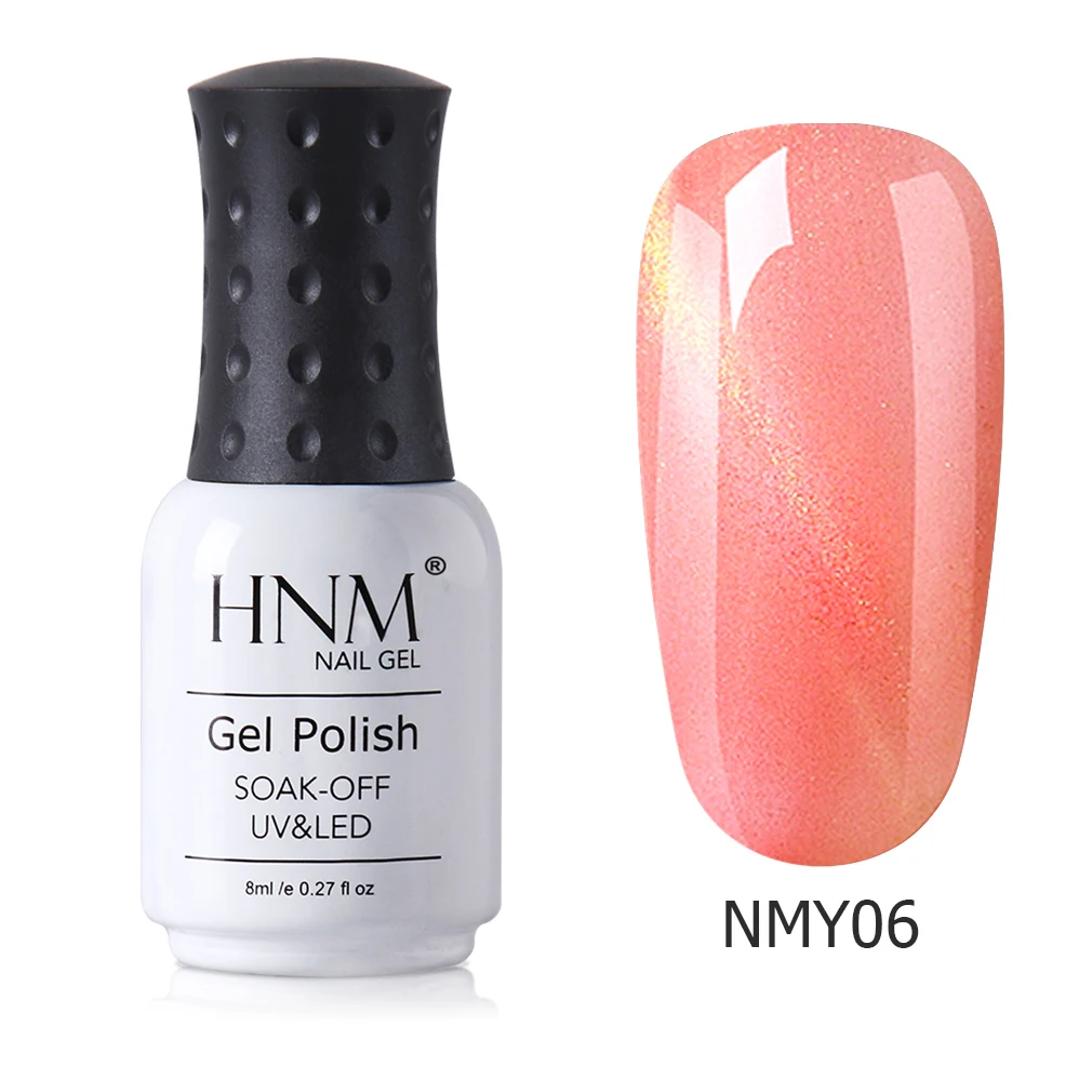 HNM, 8 мл, макарон, УФ-гель для ногтей, долговечный, Полупостоянный лак, лак для ногтей, гибридный лак, Гель-лак, Гель-лак - Цвет: NMY06