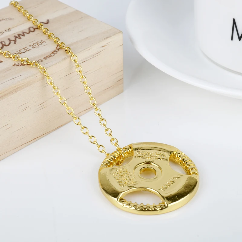 MQCHUN модные ювелирные изделия Вес пластина защитной штангой (подвеска в виде