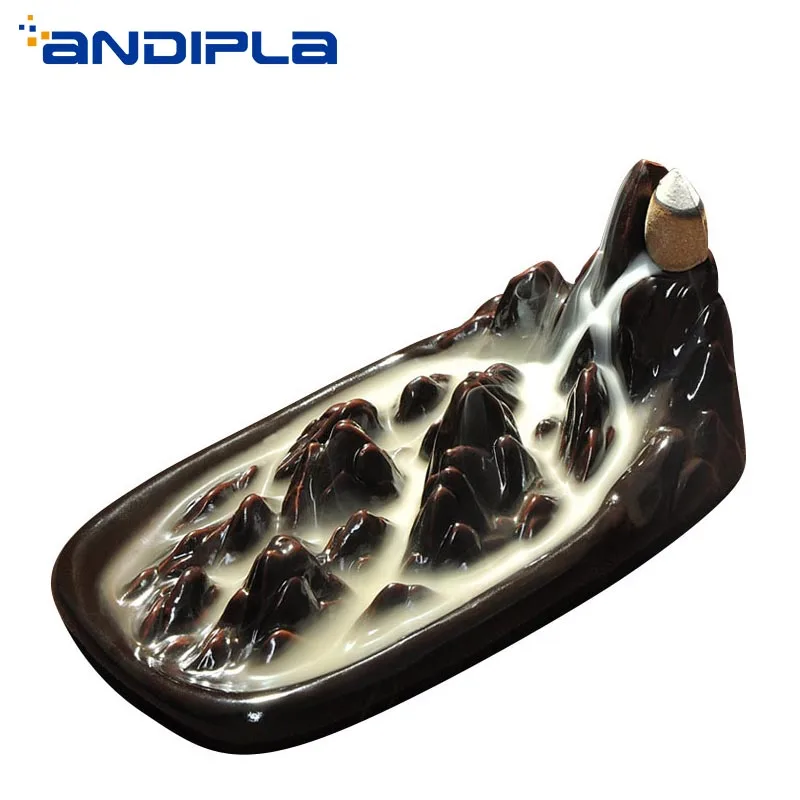 Горы и реки сандалового дерева Blackflow благовония горелка креативный домашний