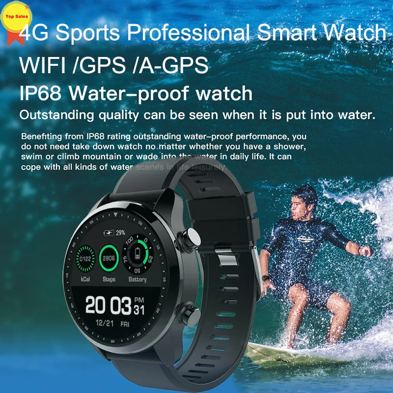 Смарт часы на android 2019 экран 1 3 дюйма GPS 4G Wi Fi|Смарт-часы| |