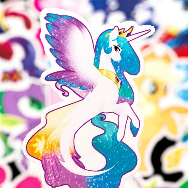 30PCS Unicorn Series Sticker Cute Anime Dream Cartoon Kid Toy Set For DIY Travel case Bicycle Fridge Car Laptop Stickers | Игрушки и