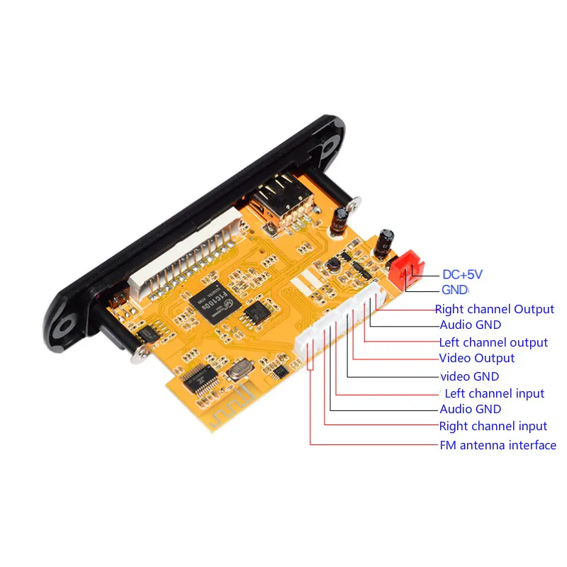 Aiyima аудио видео декодер DTS без потерь декодирования Bluetooth приемник доска MP4/MP5