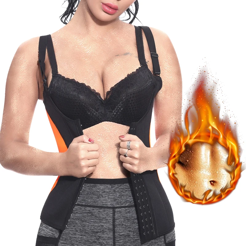 NINGMI Body Shaper неопреновый тренировочный жилет для сауны женщин похудения талии