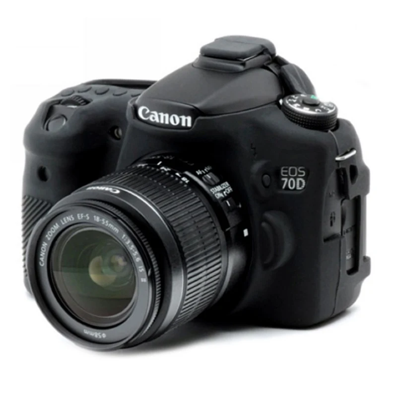 Высококачественный силиконовый чехол для камеры Canon 6D/70D/77D/80D/650D/700D/5D3 5DS 5DR/5D Mark IV мягкий резиновый чехол для камеры