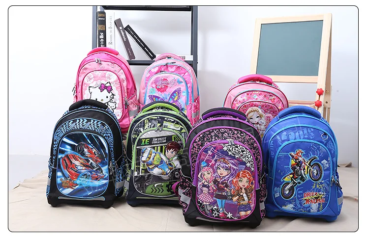 Wenjie brother детский школьный рюкзак monsterhigh бабочка ортопедические детские школьные ранцы для мальчиков и девочек mochila infantil
