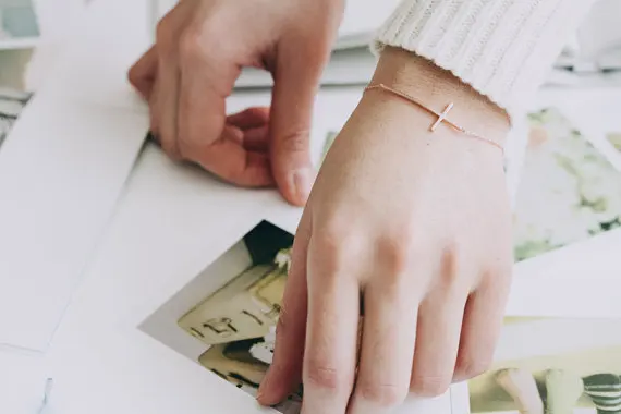 Длинный религиозный выпуклый крест-золотистый/серебристый/розовое золото 3