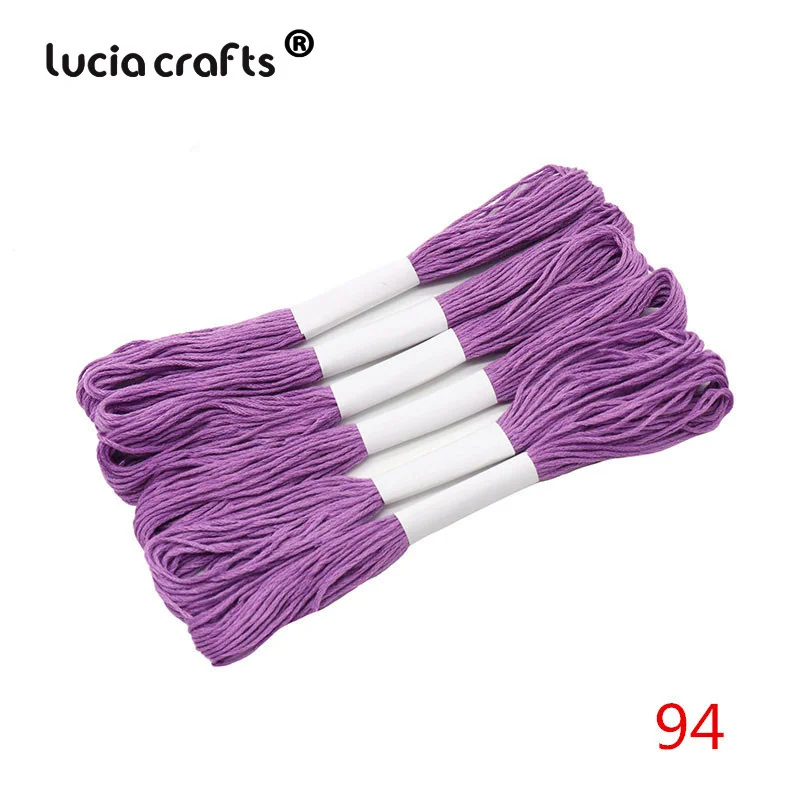 94 Light purple 6 шт 7 метров разные цвета якорь» для вышивания крестиком хлопок вышитые нить 20050028(D6 - Цвет: 94 Light purple