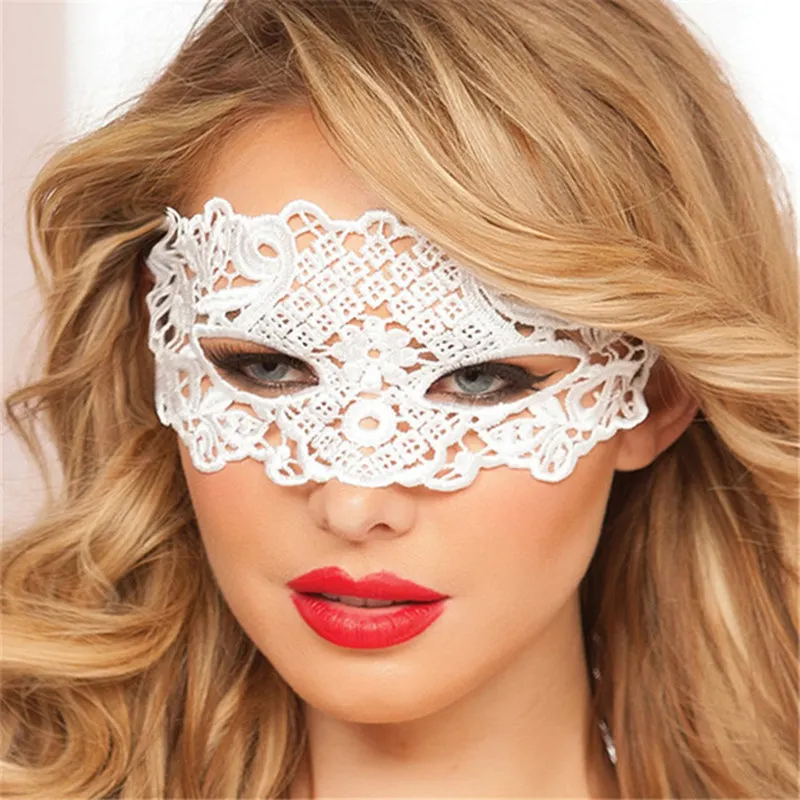 Style 3 White Эротическое нижнее белье для женщин, ажурная кружевная маска для танцев на шесте, Вечерние Маски для ночного клуба, Соблазнительные костюмы для косплея, порно, секс, детские куклы - Цвет: Style 3 White