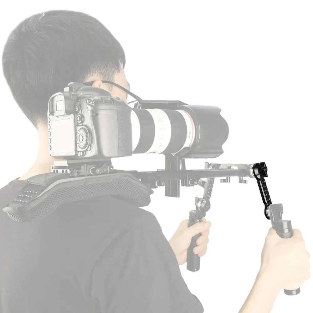 NICEYRIG Наплечная установка ARRI Rosette, удлиняющая руку, поддержка для сыра, кронштейн для камеры DSLR, крепление для клетки с ручкой, алюминий(упаковка из 2 шт