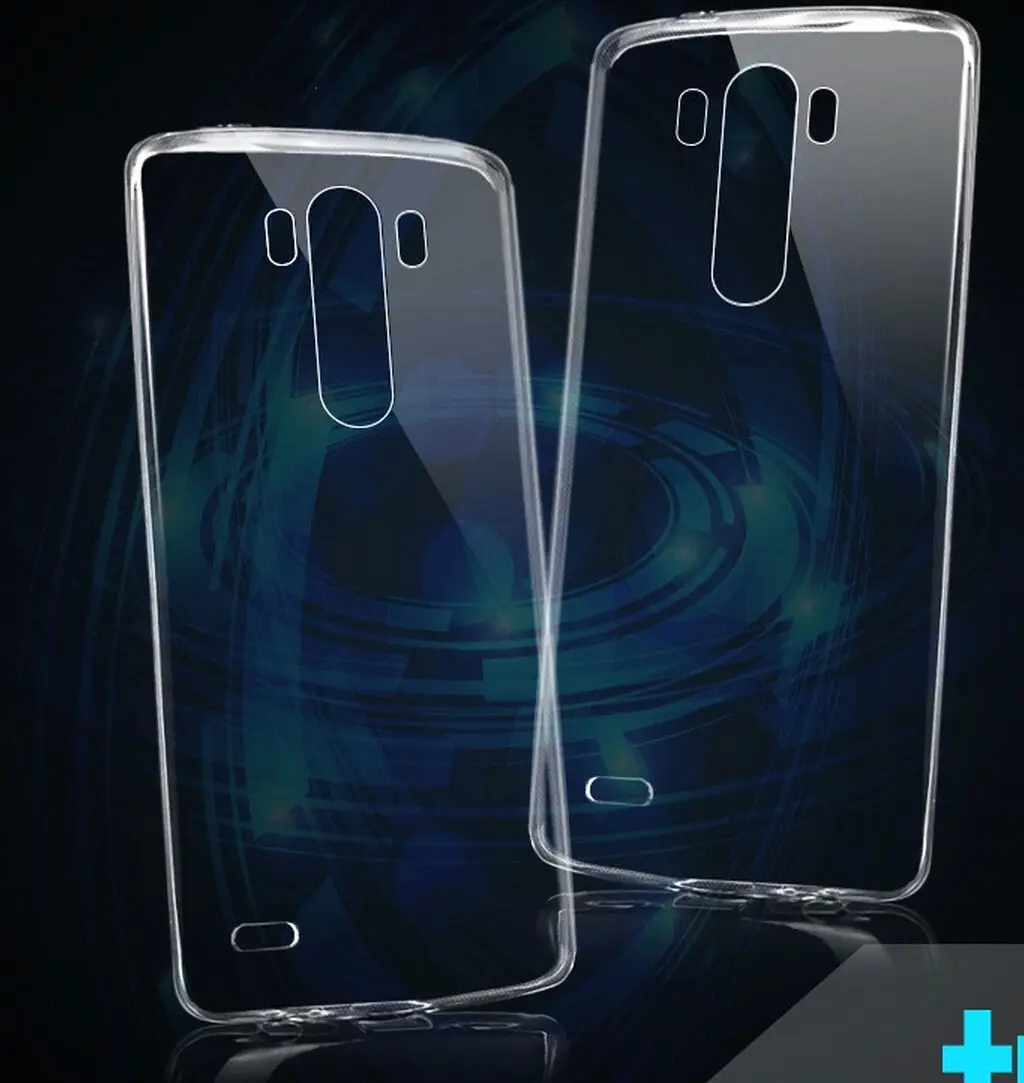 Новый 0.5 мм мягкий тпу силиконовый чехол кожного покрова для LG G3 двойной LTE 4 г D856