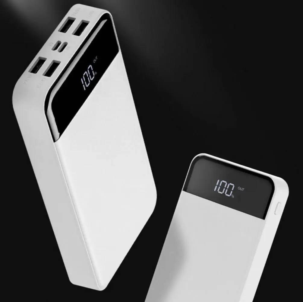 25000 mAh большой Ёмкость новые модные Мощность банк Выход Портативный Зарядное
