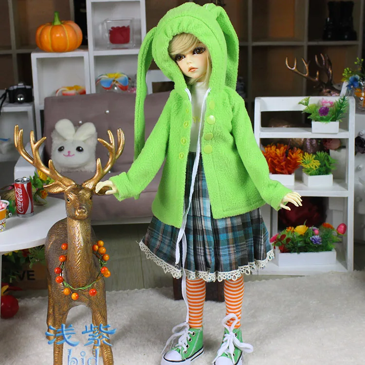 1/6 1/4 1/3 весы BJD пальто + платье носки набор для BJD/SD Одежда куклы аксессуары не