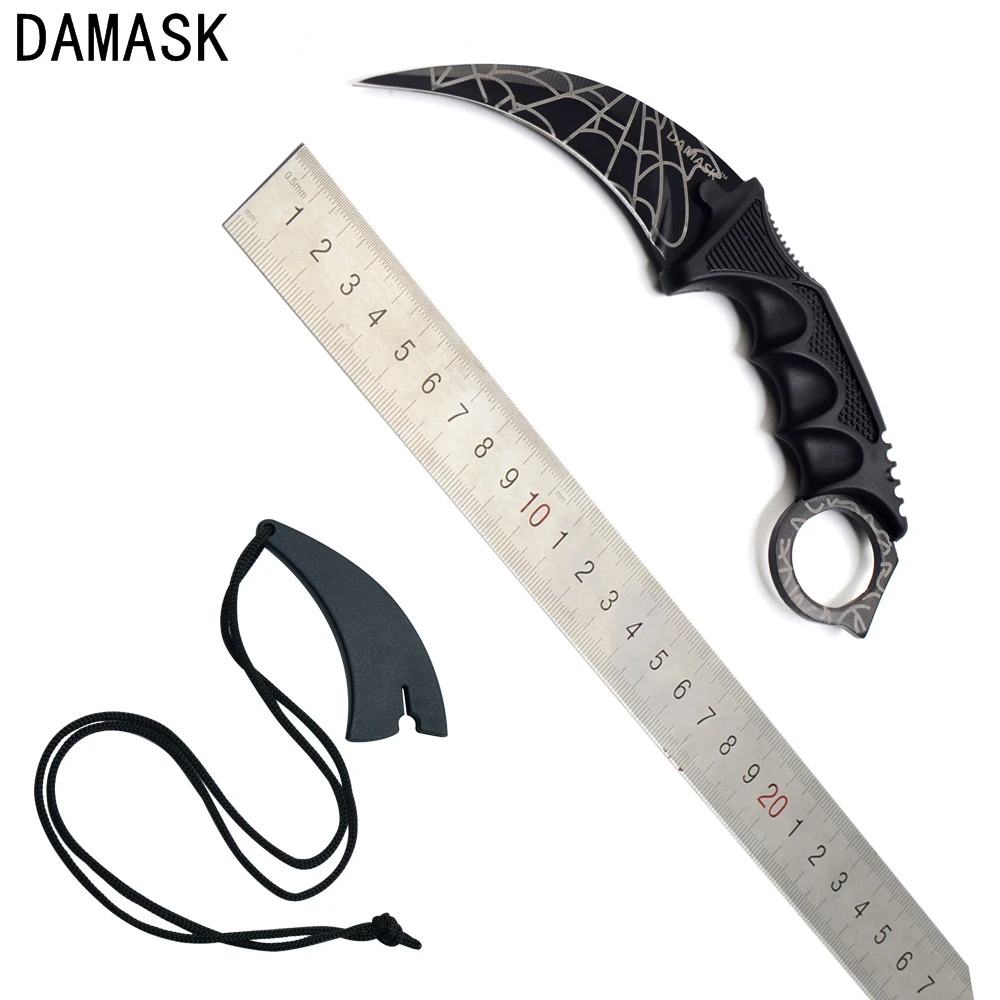 Дамаск Фирменная Новинка Мода csgo Counter Strike Ножи Karambit Тактический Открытый