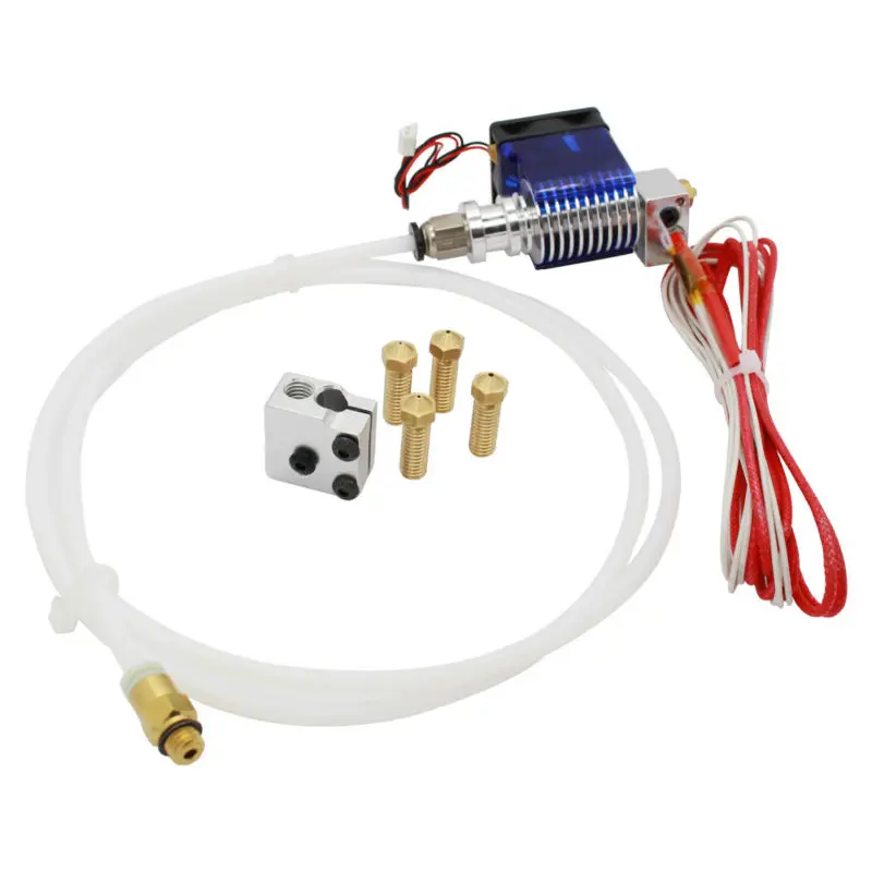 3D принтер J head Hotend с вентилятором 0 4 мм 1 75 v6 прямая нить Уэйд экструдер 6/0 8/1 0/1 2