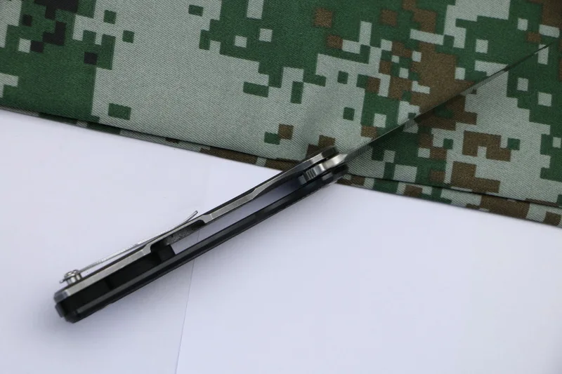 Складной нож TIGEND F95 D2 стальной S/T образный камень для мытья титановая ручка TC4